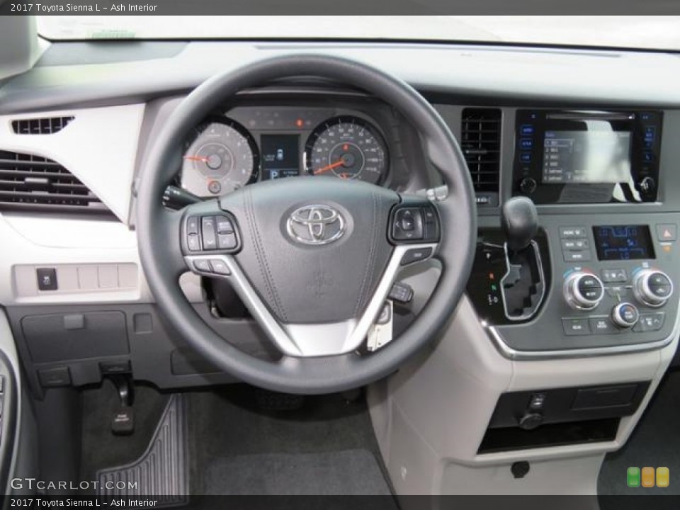 Ash Interior Dashboard for the 2017 Toyota Sienna L #120323678