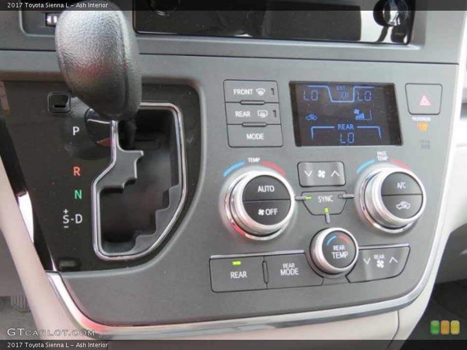 Ash Interior Controls for the 2017 Toyota Sienna L #120323759