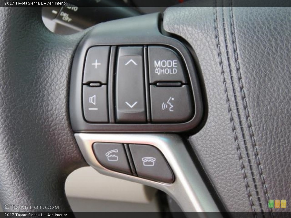 Ash Interior Controls for the 2017 Toyota Sienna L #120323783