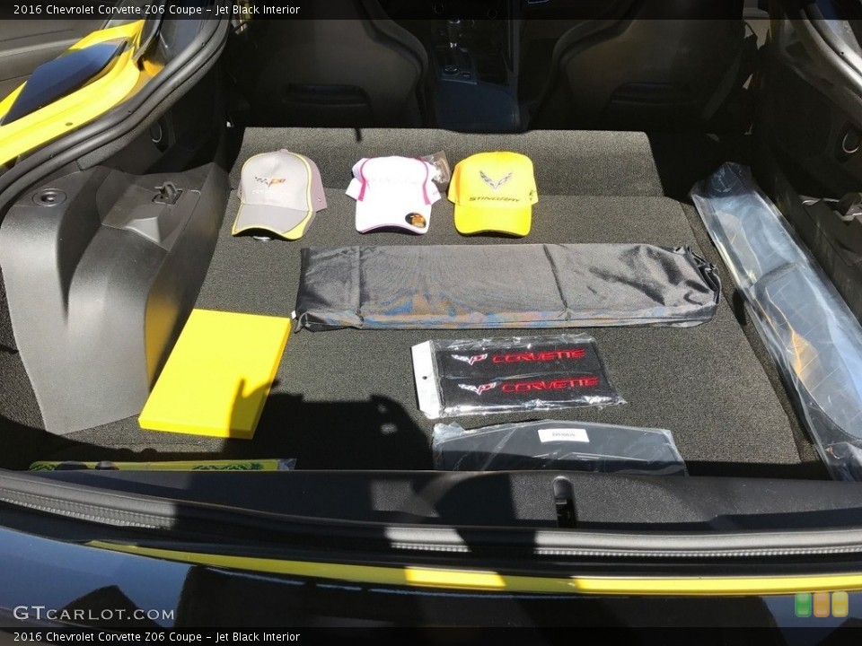 Jet Black Interior Trunk for the 2016 Chevrolet Corvette Z06 Coupe #120325132