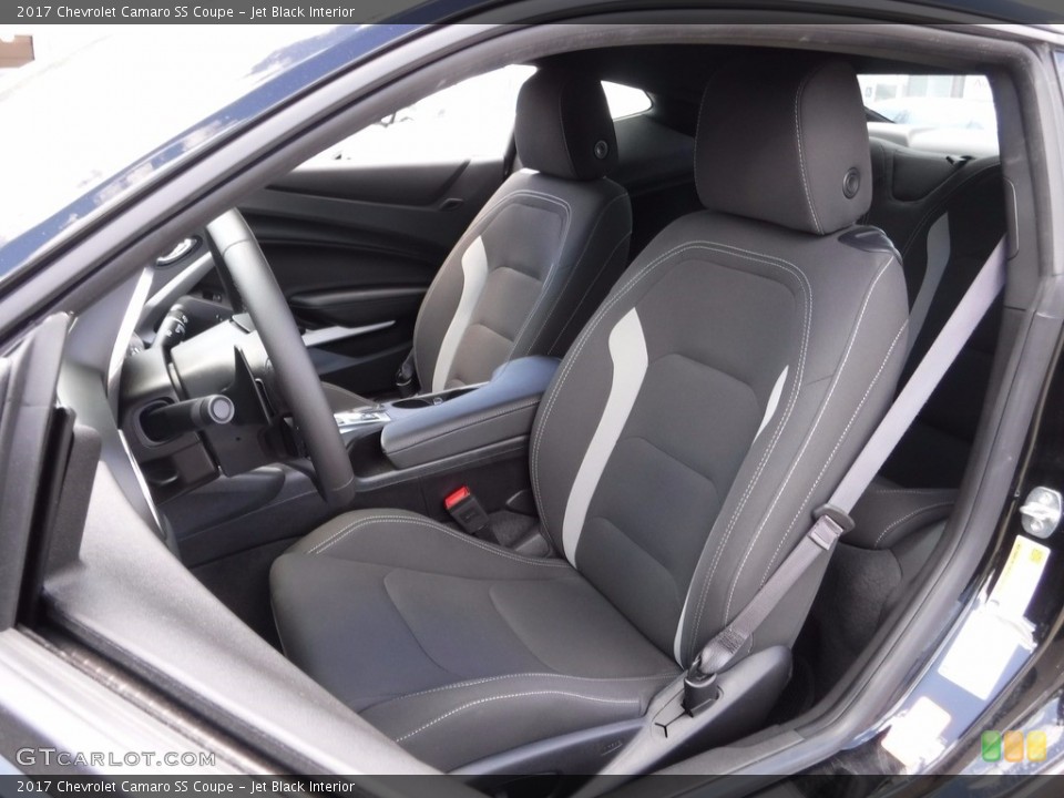Jet Black Interior Front Seat for the 2017 Chevrolet Camaro SS Coupe #120336913