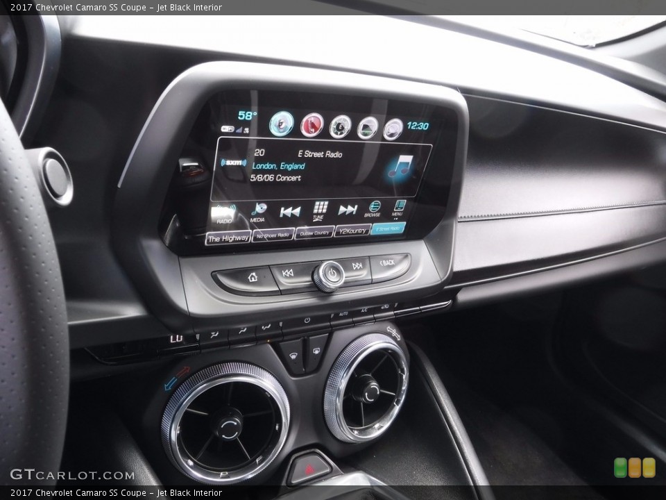 Jet Black Interior Controls for the 2017 Chevrolet Camaro SS Coupe #120337072