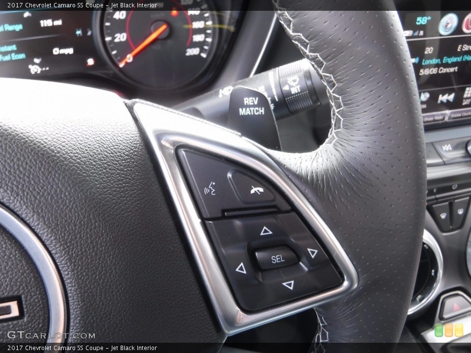 Jet Black Interior Controls for the 2017 Chevrolet Camaro SS Coupe #120337180