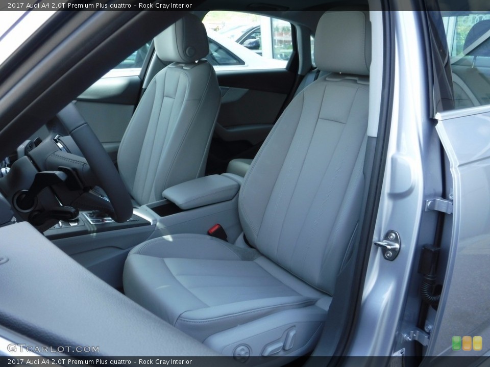 Rock Gray Interior Front Seat for the 2017 Audi A4 2.0T Premium Plus quattro #120343183
