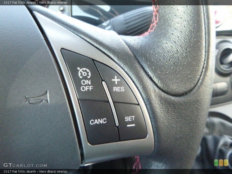 Nero (Black) Interior Controls for the 2017 Fiat 500c Abarth #120343243