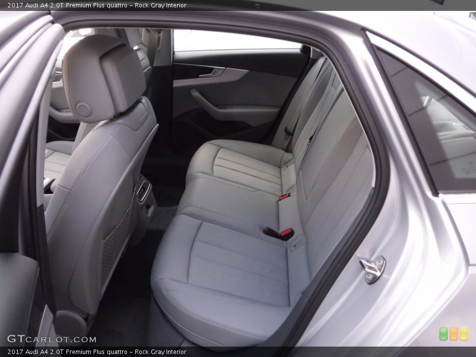 Rock Gray Interior Rear Seat for the 2017 Audi A4 2.0T Premium Plus quattro #120343396