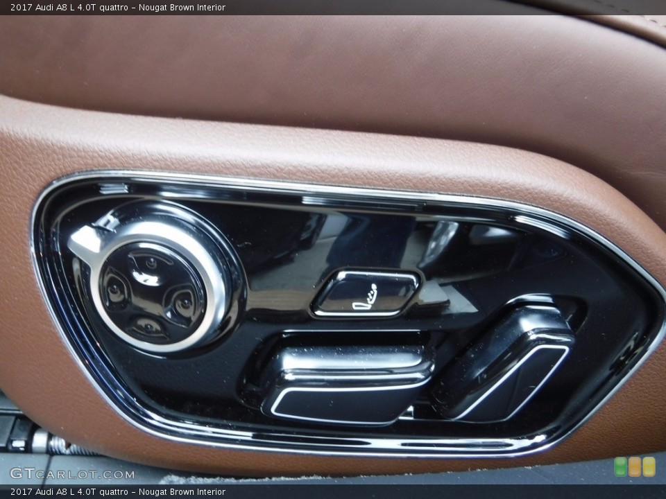 Nougat Brown Interior Controls for the 2017 Audi A8 L 4.0T quattro #120343979
