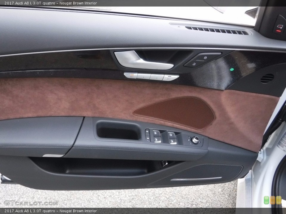 Nougat Brown Interior Door Panel for the 2017 Audi A8 L 3.0T quattro #120345028