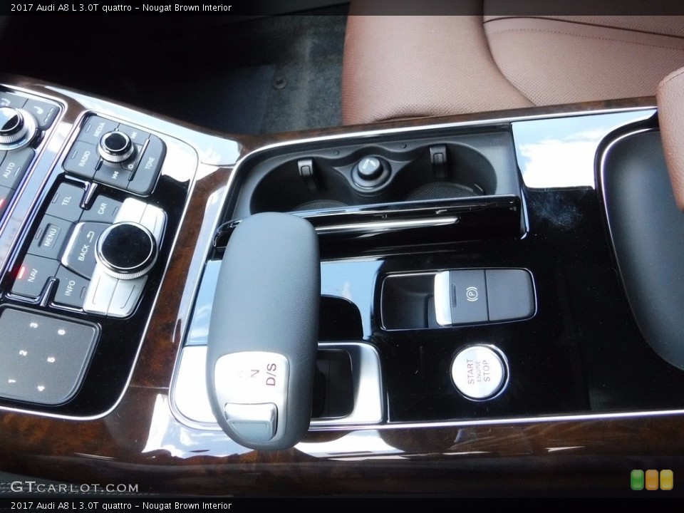Nougat Brown Interior Transmission for the 2017 Audi A8 L 3.0T quattro #120345193