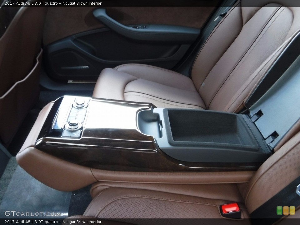 Nougat Brown Interior Controls for the 2017 Audi A8 L 3.0T quattro #120345322