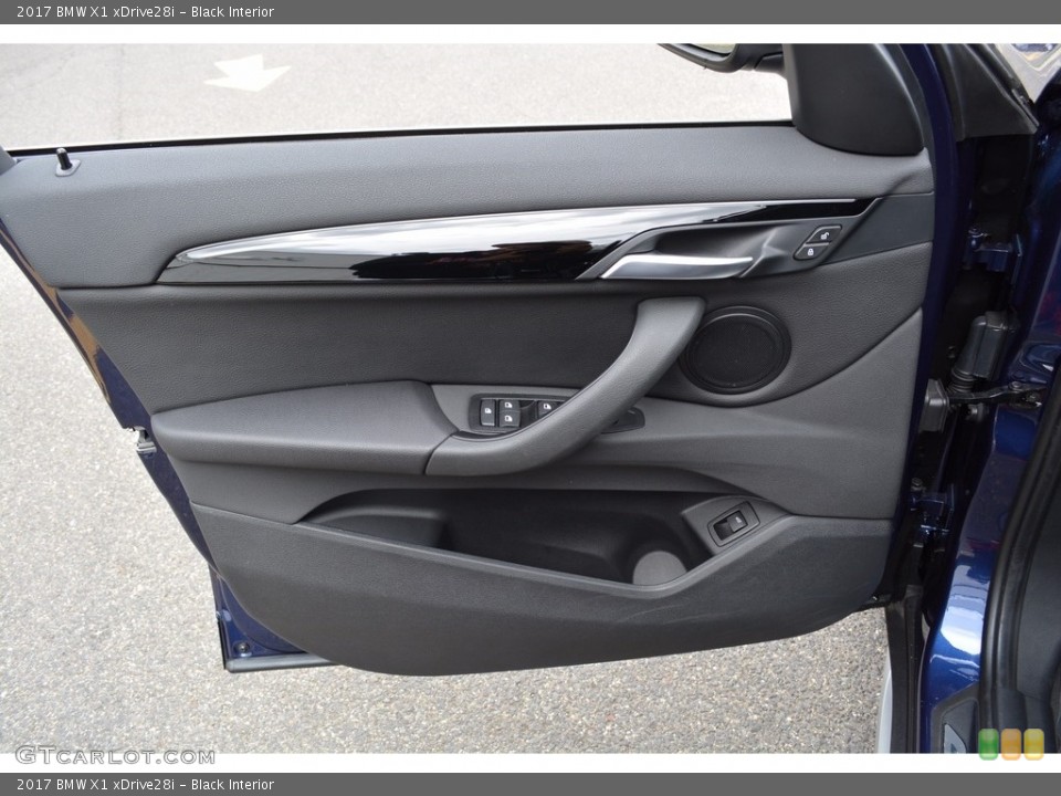 Black Interior Door Panel for the 2017 BMW X1 xDrive28i #120345418