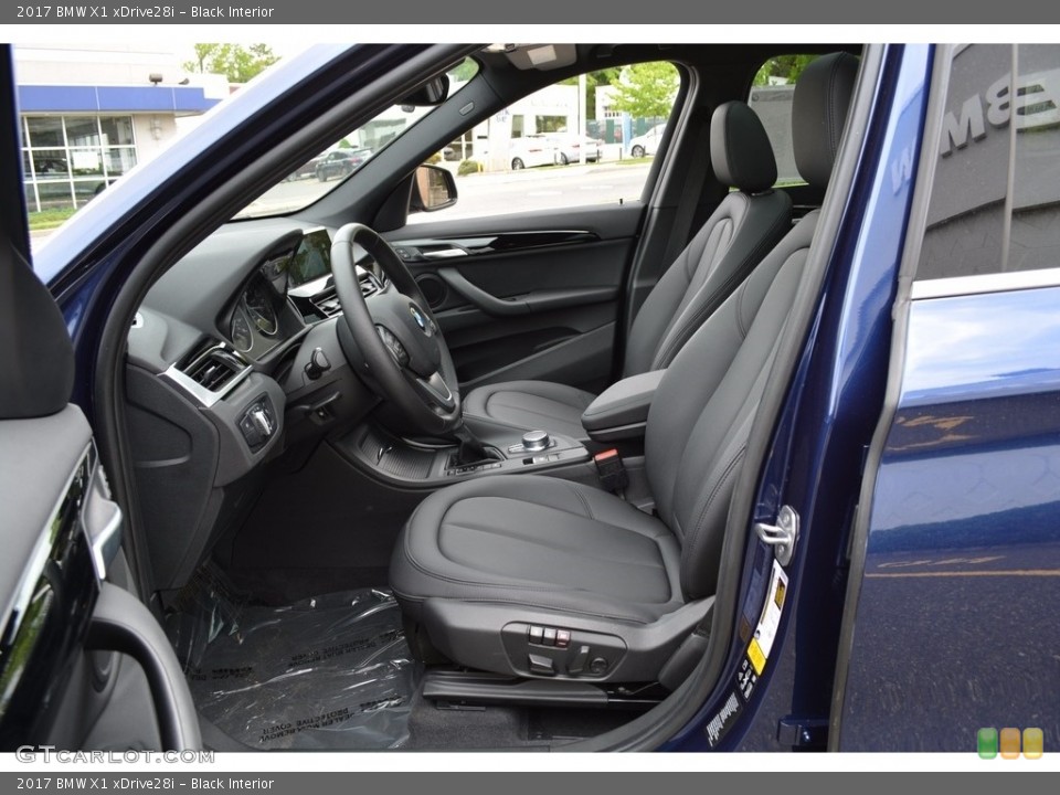 Black 2017 BMW X1 Interiors