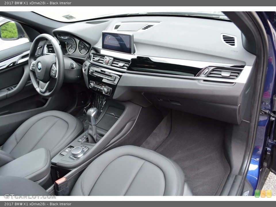 Black Interior Dashboard for the 2017 BMW X1 xDrive28i #120345751