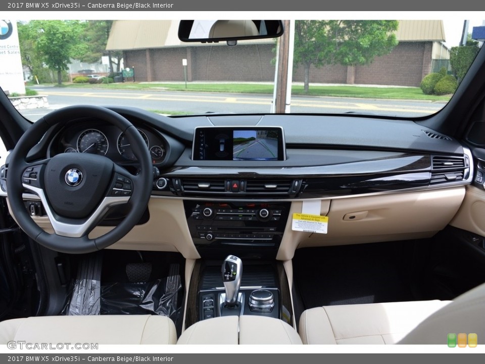 Canberra Beige/Black Interior Dashboard for the 2017 BMW X5 xDrive35i #120346096