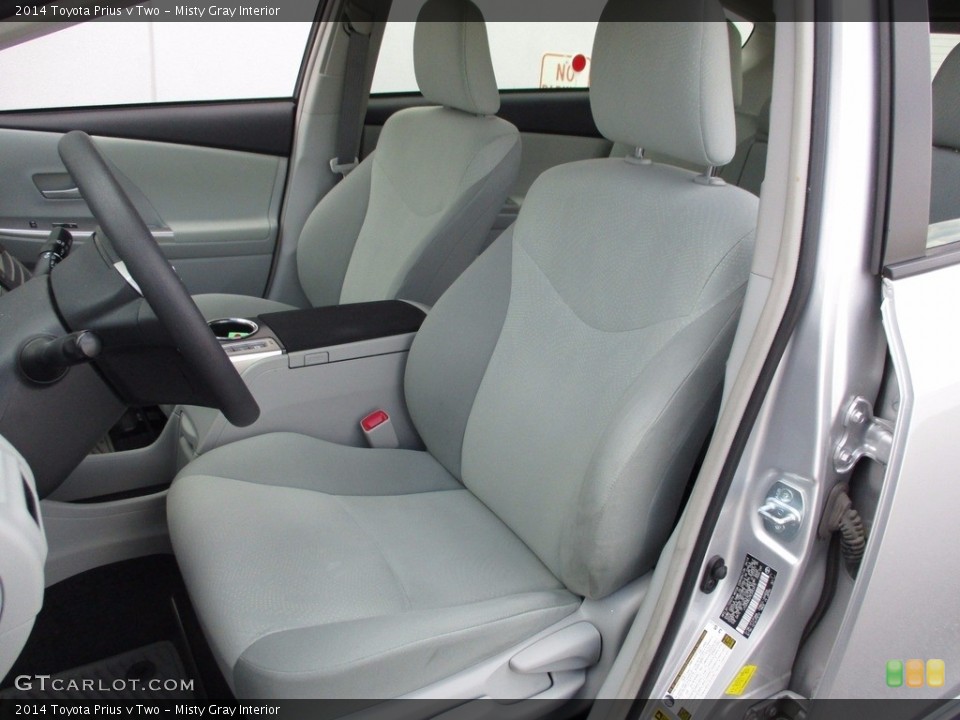 Misty Gray Interior Photo for the 2014 Toyota Prius v Two #120346786