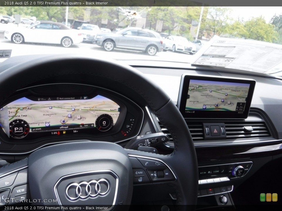 Black Interior Navigation for the 2018 Audi Q5 2.0 TFSI Premium Plus quattro #120346837