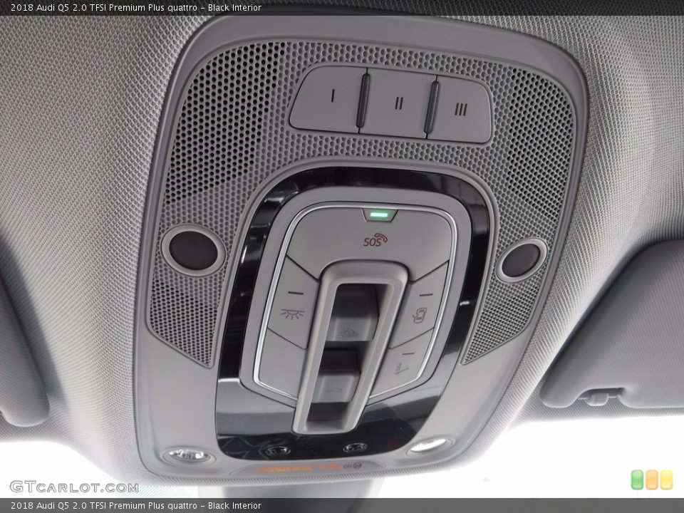Black Interior Controls for the 2018 Audi Q5 2.0 TFSI Premium Plus quattro #120346846