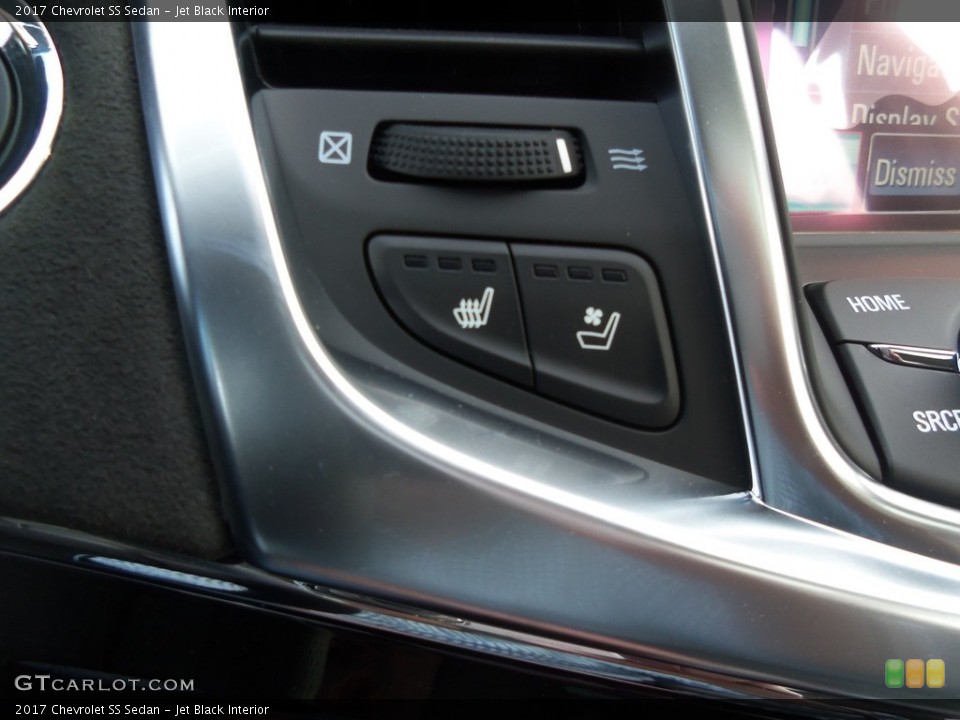 Jet Black Interior Controls for the 2017 Chevrolet SS Sedan #120368305