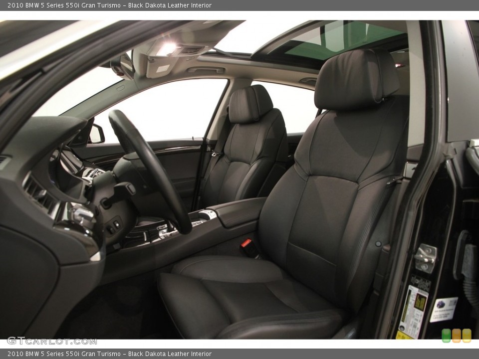 Black Dakota Leather Interior Photo for the 2010 BMW 5 Series 550i Gran Turismo #120378670