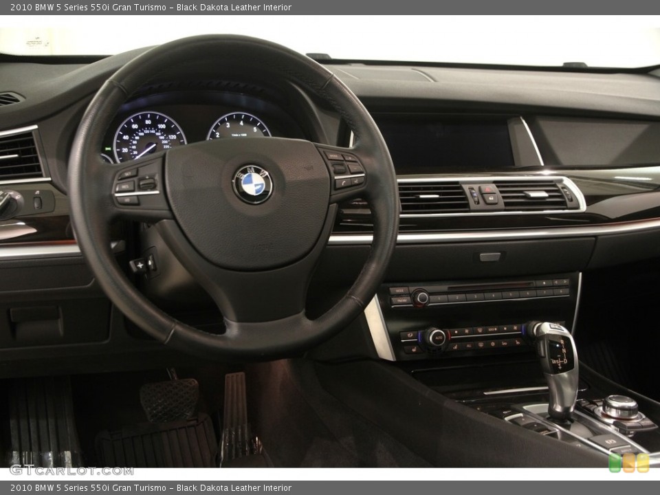 Black Dakota Leather Interior Dashboard for the 2010 BMW 5 Series 550i Gran Turismo #120378691