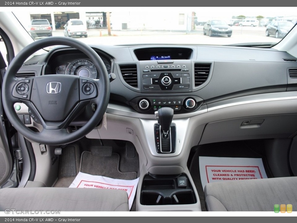 Gray Interior Dashboard for the 2014 Honda CR-V LX AWD #120390037