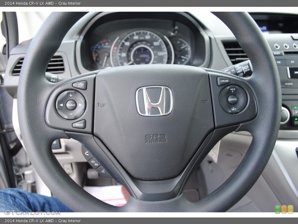 Gray Interior Steering Wheel for the 2014 Honda CR-V LX AWD #120390127