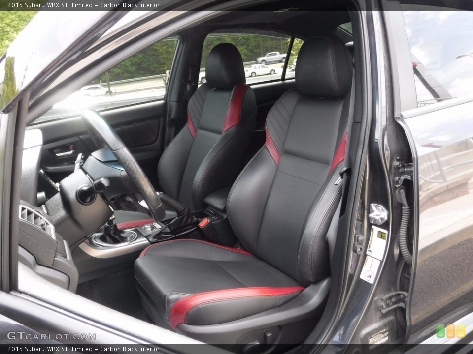 Carbon Black Interior Front Seat for the 2015 Subaru WRX STI Limited #120390151
