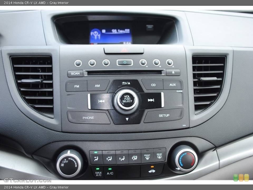 Gray Interior Controls for the 2014 Honda CR-V LX AWD #120390214