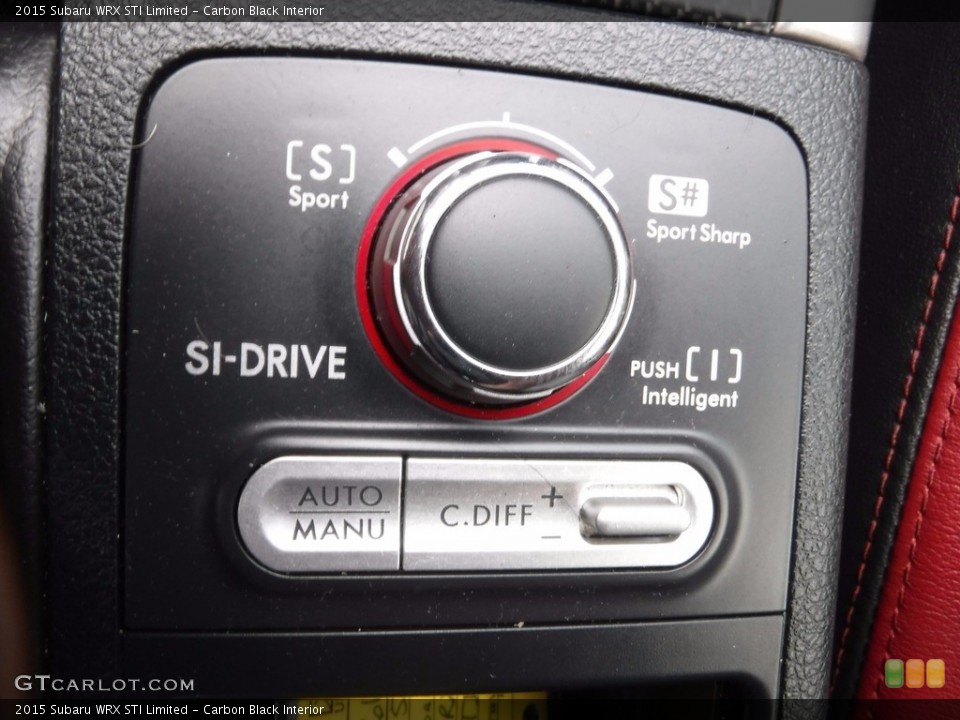 Carbon Black Interior Controls for the 2015 Subaru WRX STI Limited #120390292