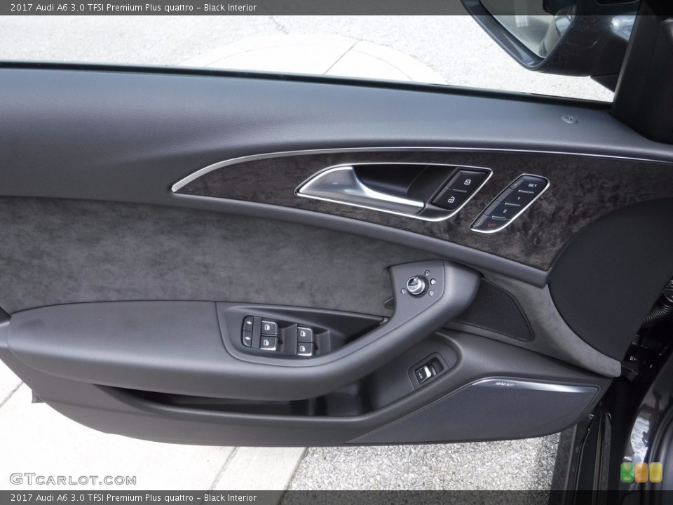 Black Interior Door Panel for the 2017 Audi A6 3.0 TFSI Premium Plus quattro #120390754