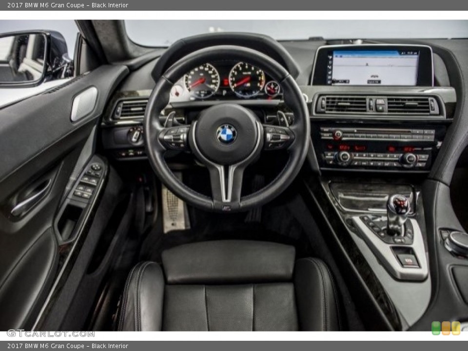 Black Interior Dashboard for the 2017 BMW M6 Gran Coupe #120391732