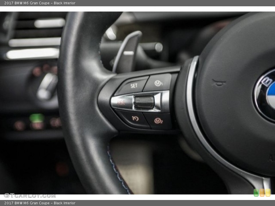 Black Interior Controls for the 2017 BMW M6 Gran Coupe #120391852