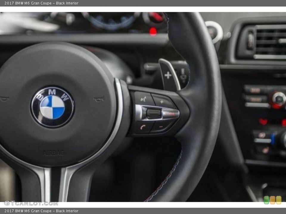 Black Interior Controls for the 2017 BMW M6 Gran Coupe #120391864