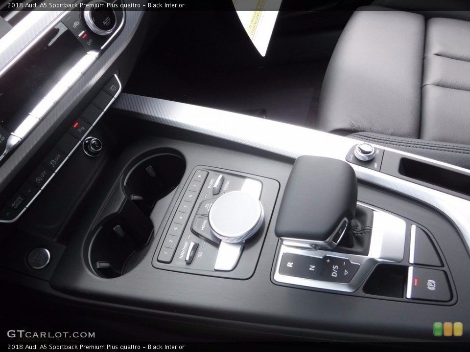 Black Interior Transmission for the 2018 Audi A5 Sportback Premium Plus quattro #120391891