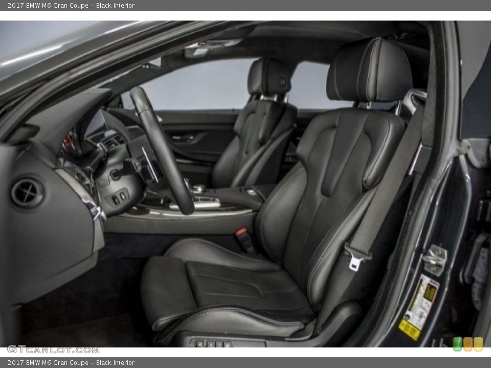 Black 2017 BMW M6 Interiors