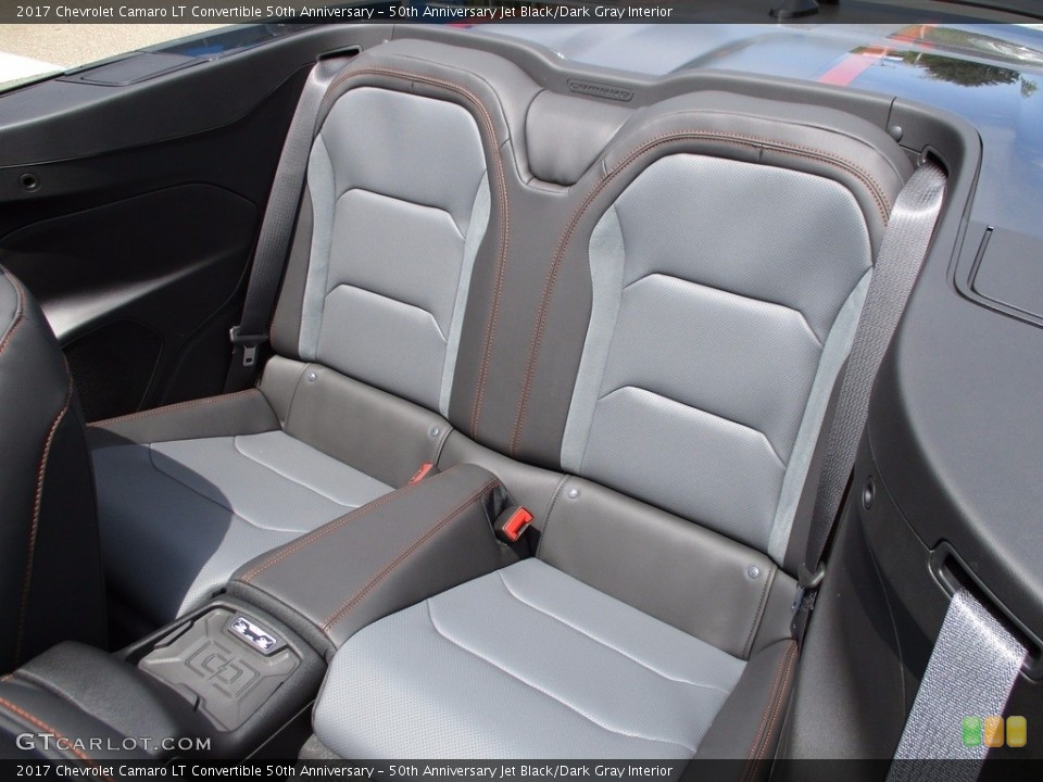 50th Anniversary Jet Black/Dark Gray Interior Rear Seat for the 2017 Chevrolet Camaro LT Convertible 50th Anniversary #120393475