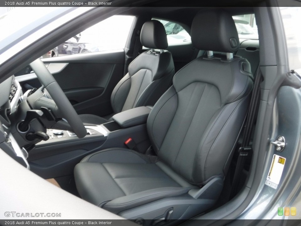 Black Interior Front Seat for the 2018 Audi A5 Premium Plus quattro Coupe #120395470