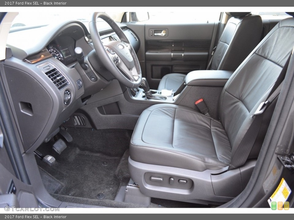 Black Interior Front Seat for the 2017 Ford Flex SEL #120396955