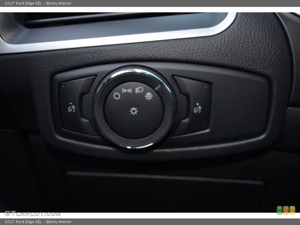 Ebony Interior Controls for the 2017 Ford Edge SEL #120397282