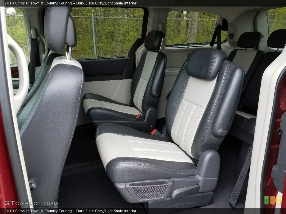 Dark Slate Gray/Light Shale Interior Rear Seat for the 2010 Chrysler Town & Country Touring #120403307