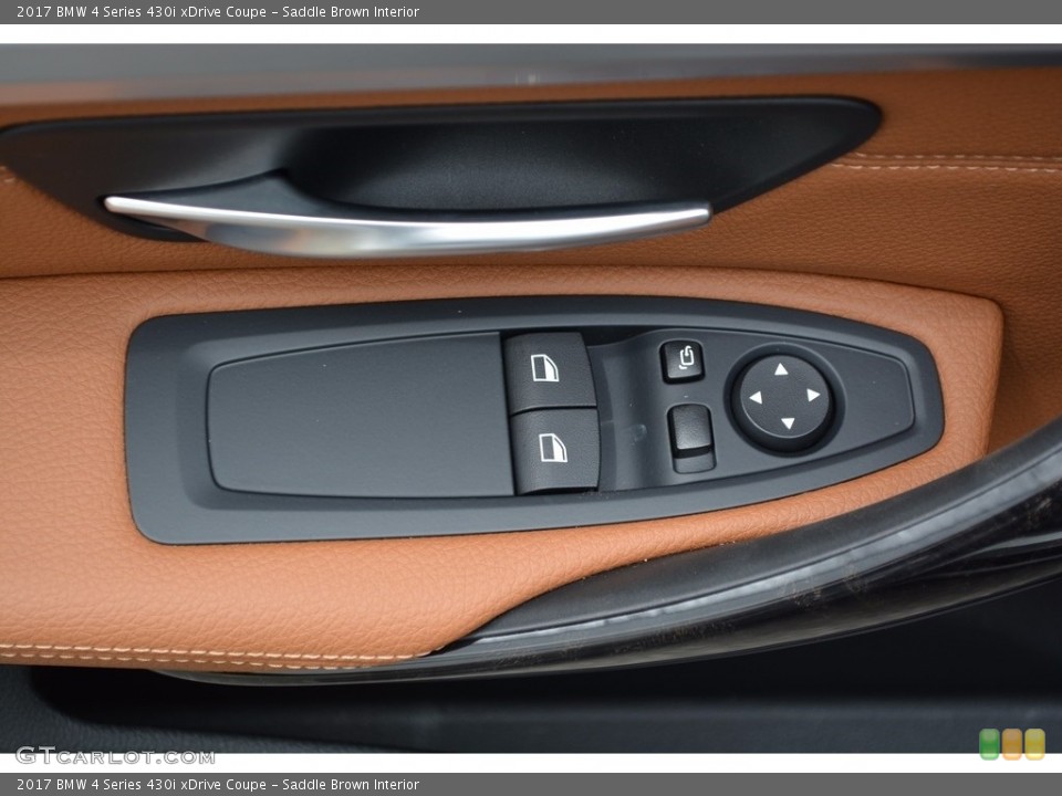 Saddle Brown Interior Controls for the 2017 BMW 4 Series 430i xDrive Coupe #120408530