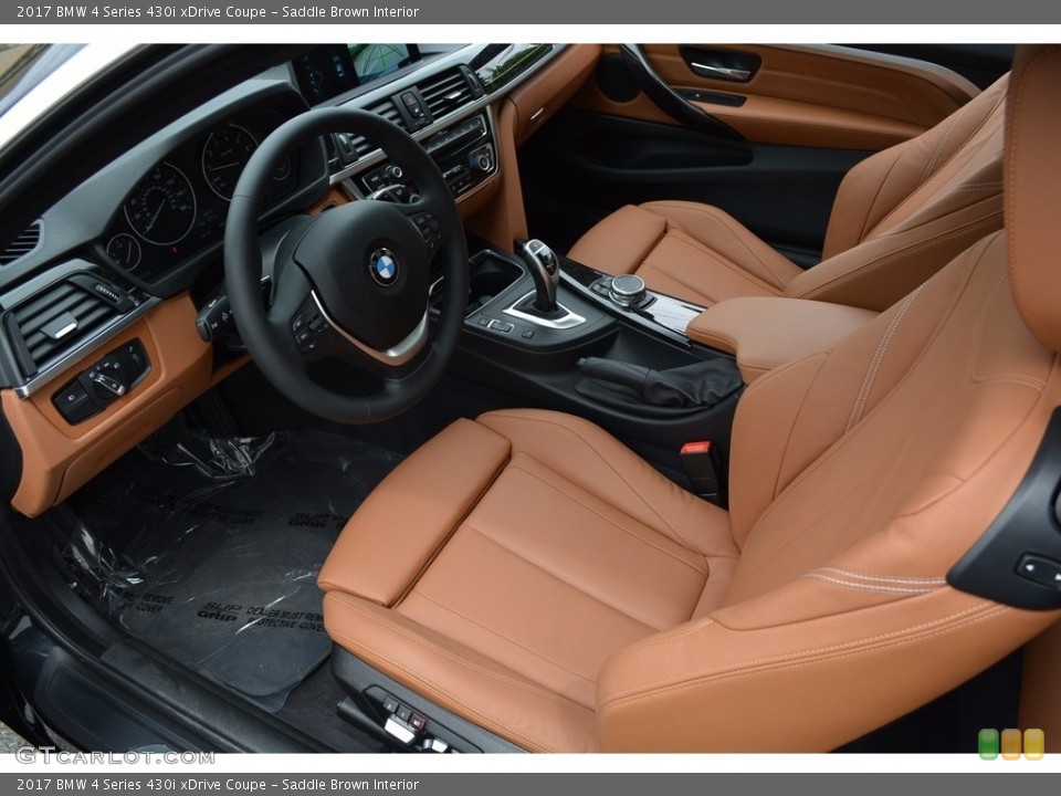 Saddle Brown Interior Photo for the 2017 BMW 4 Series 430i xDrive Coupe #120408566