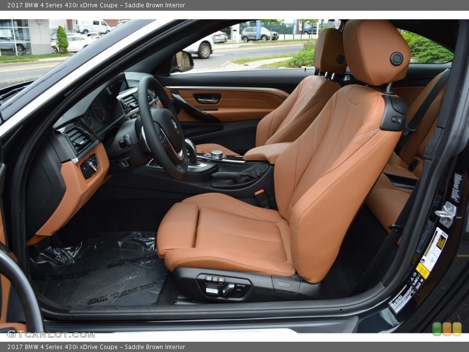 Saddle Brown Interior Front Seat for the 2017 BMW 4 Series 430i xDrive Coupe #120408590