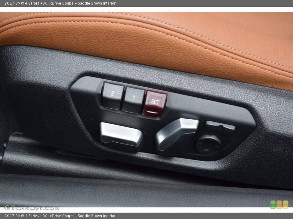 Saddle Brown Interior Controls for the 2017 BMW 4 Series 430i xDrive Coupe #120408619
