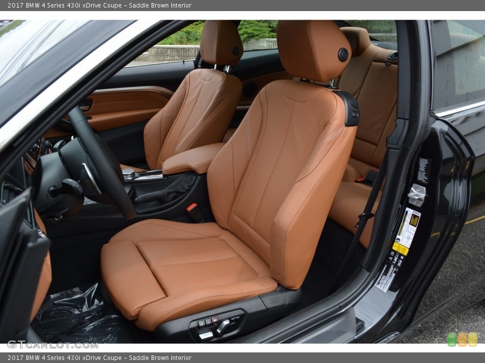 Saddle Brown Interior Front Seat for the 2017 BMW 4 Series 430i xDrive Coupe #120408647