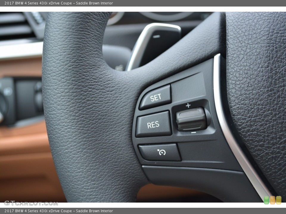 Saddle Brown Interior Controls for the 2017 BMW 4 Series 430i xDrive Coupe #120408800