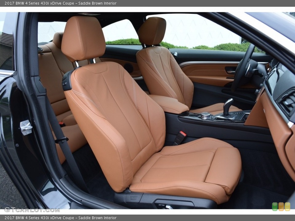 Saddle Brown Interior Front Seat for the 2017 BMW 4 Series 430i xDrive Coupe #120409046