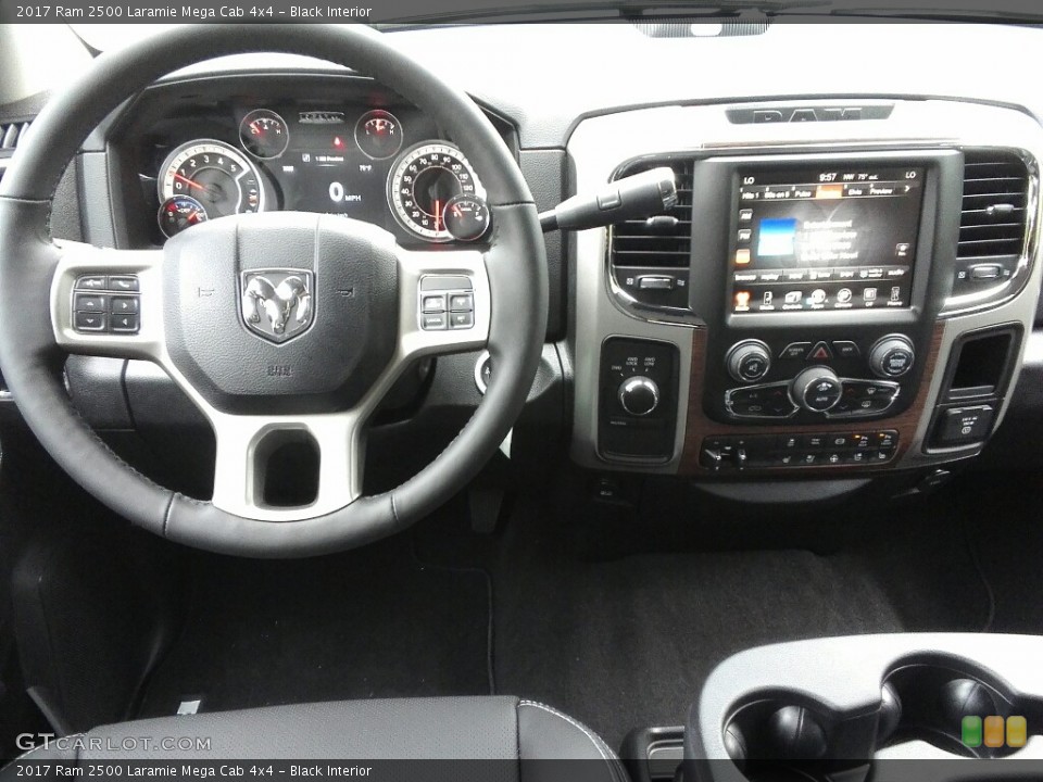 Black Interior Dashboard for the 2017 Ram 2500 Laramie Mega Cab 4x4 #120409559