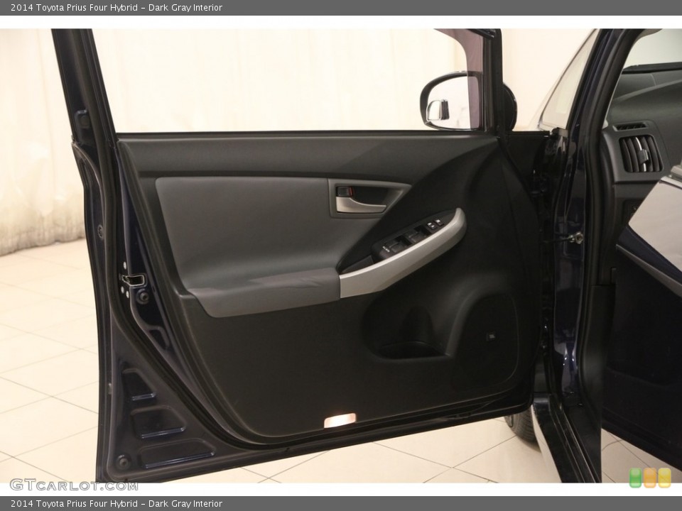 Dark Gray Interior Door Panel for the 2014 Toyota Prius Four Hybrid #120417266