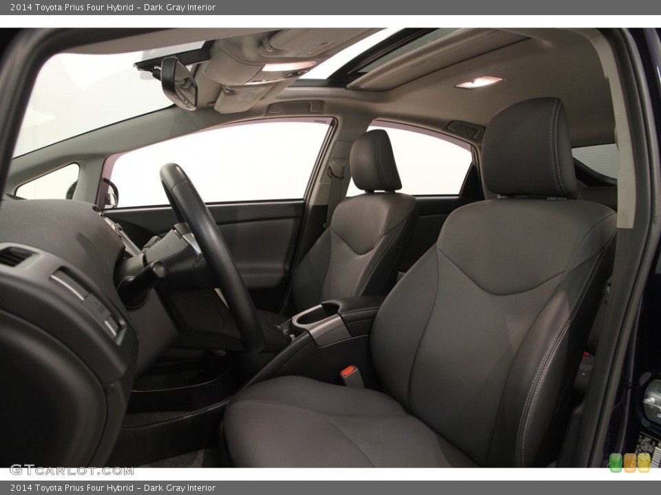 Dark Gray 2014 Toyota Prius Interiors